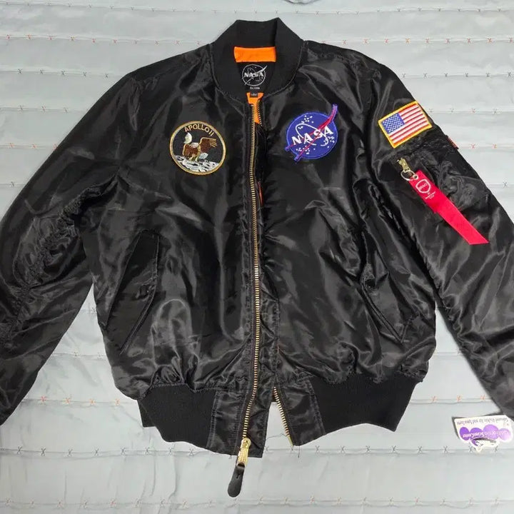 [SOLD OUT] NASA 아폴로 항공점퍼 블랙 (미국 구입, 새상품)