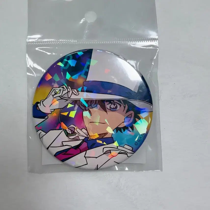 [BUNJANG] Detective Conan Hologram Can Badge / 명탐정 코난 홀로그램 캔 배지