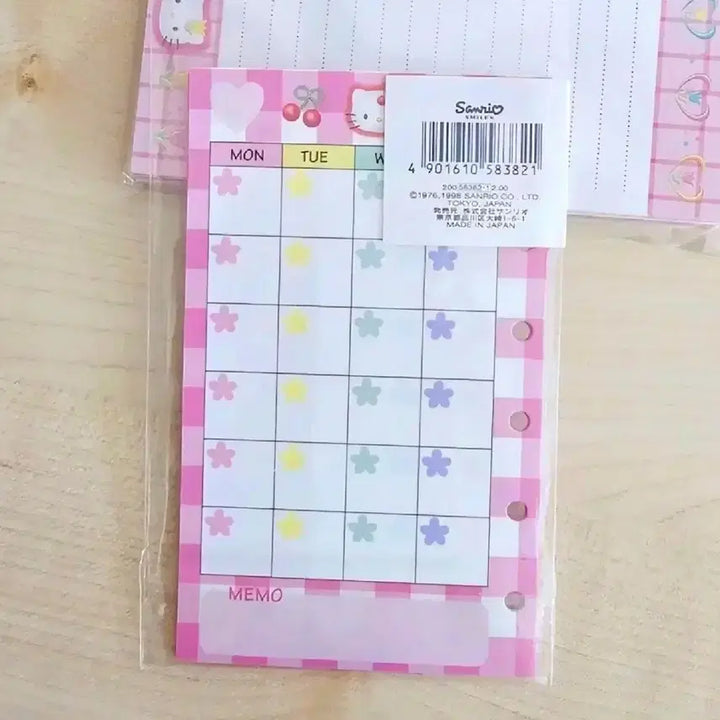 [BUNJANG] Cherry Kitty & Tulip Kitty Diary Inserts Set / 체리키티 다이어리 속지 3종세트, 튤립키티 다이어리 속지