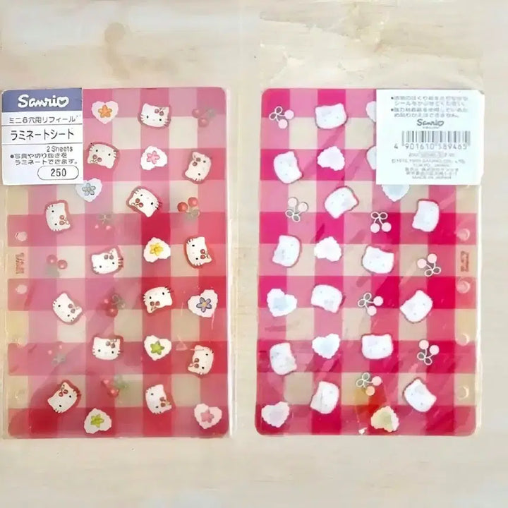 [BUNJANG] Cherry Kitty & Tulip Kitty Diary Inserts Set / 체리키티 다이어리 속지 3종세트, 튤립키티 다이어리 속지