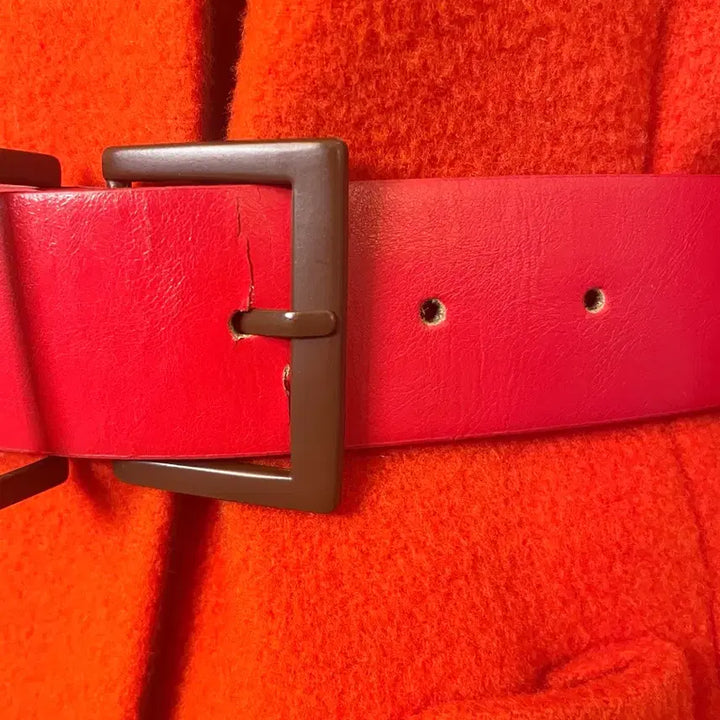 [BUNJANG] Kenneth Lady Fox Fur Structure Wool Coat / 케네스레이디 폭스 스트럭쳐 여성 모직코트