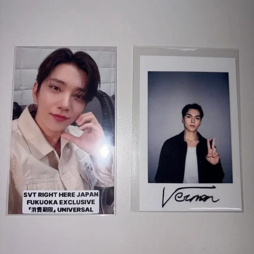 세븐틴 RIGHT HERE 후쿠오카 포카 + 버논 스필더필스 폴라