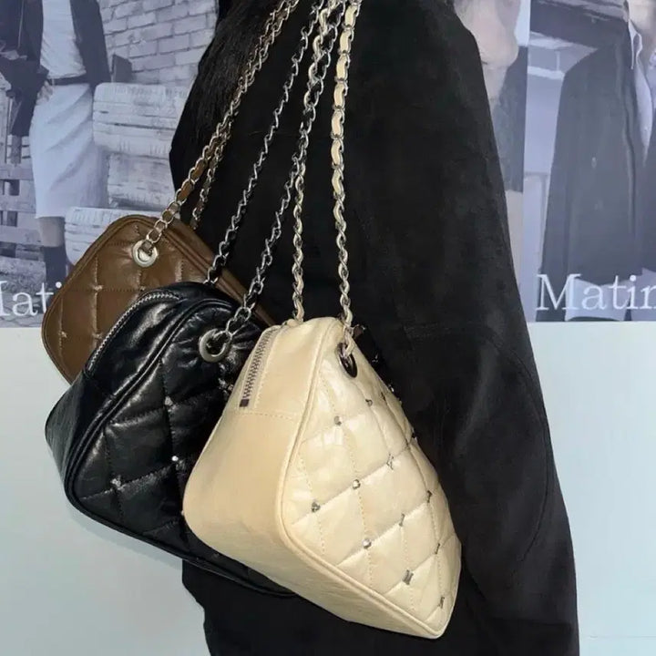 [BUNJANG] Matinkim Studded Quilted Bag / 마뗑킴 스터드 퀼팅백