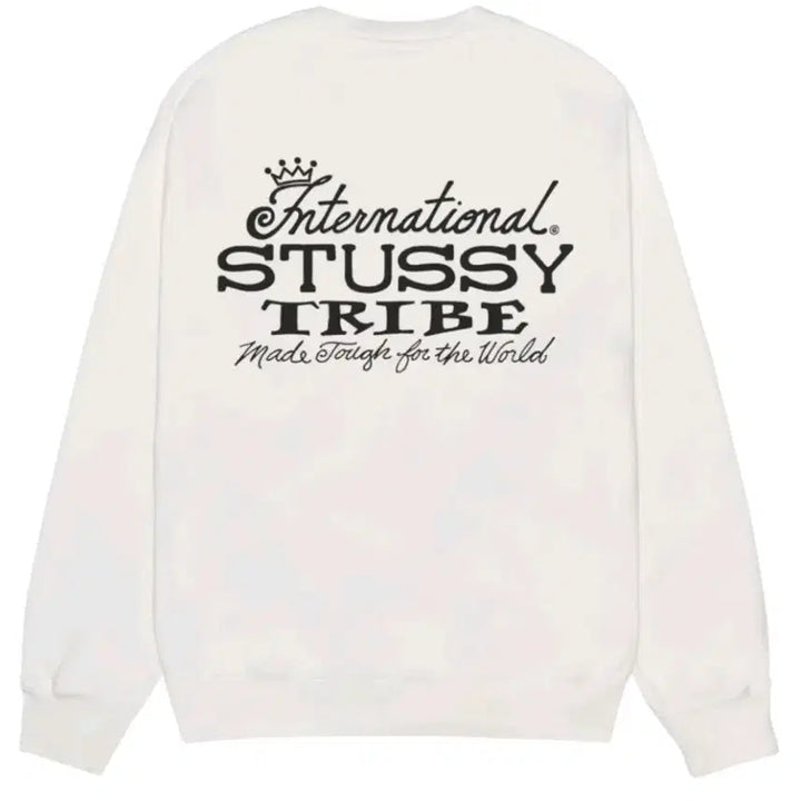 [BUNJANG] Stussy East Pigment Dyed Crew Natural Sweatshirt / [새상품] L 라지 스투시 이스트 피그먼트 다이드 크루 내츄럴 맨투맨