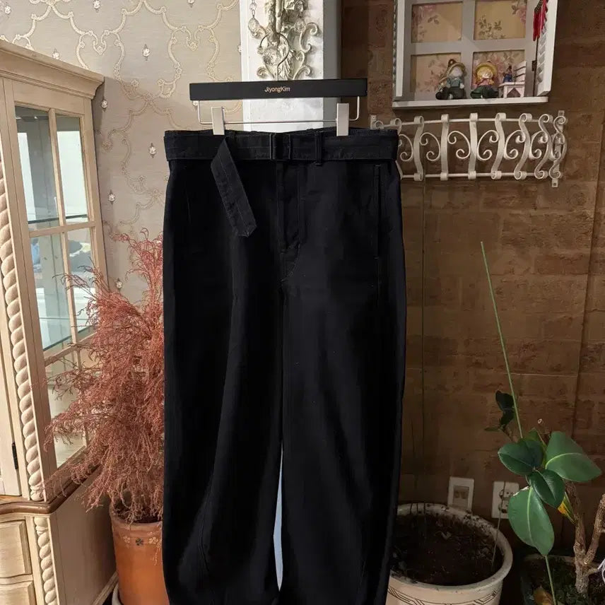 [BUNJANG] Lemaire Belted Denim Pants Black / 르메르 벨티드 데님 팬츠 블랙