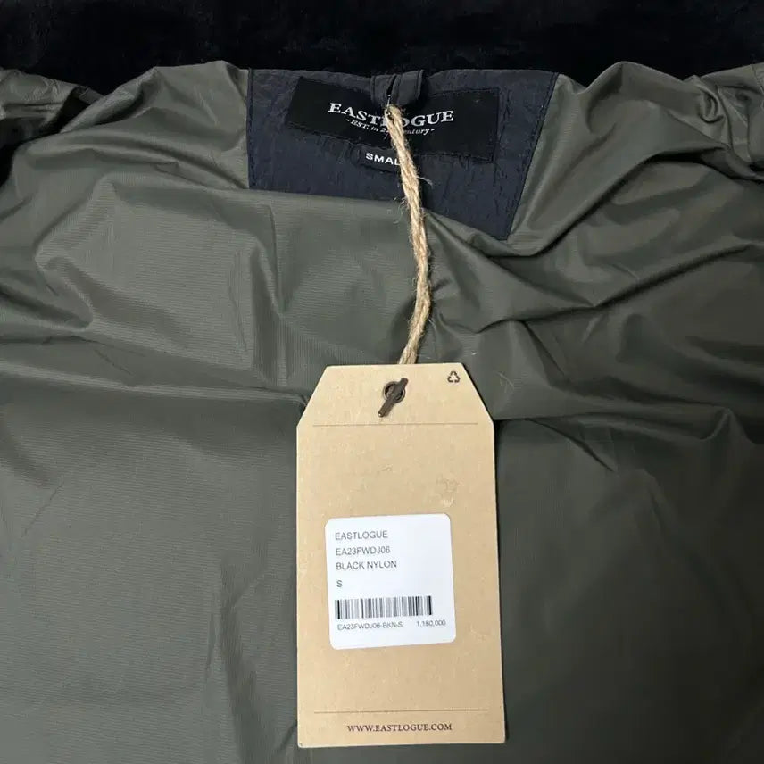 [BUNJANG] Eastlog Flight Bomber Down Jacket S / [새상품] 이스트로그 플라이트 봄버 다운 점퍼 S