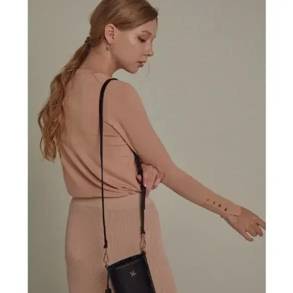 [BUNJANG] Valuv Jane Black Mini Crossbag / 발루브 제인 블랙 미니 크로스백