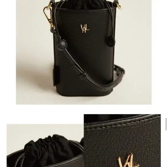 [BUNJANG] Valuv Jane Black Mini Crossbag / 발루브 제인 블랙 미니 크로스백