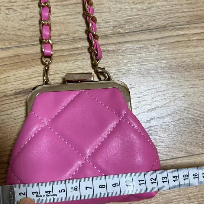 [BUNJANG] Pink Quilted Chain Mini Bag / 핑크 퀼팅 체인 미니백 가방