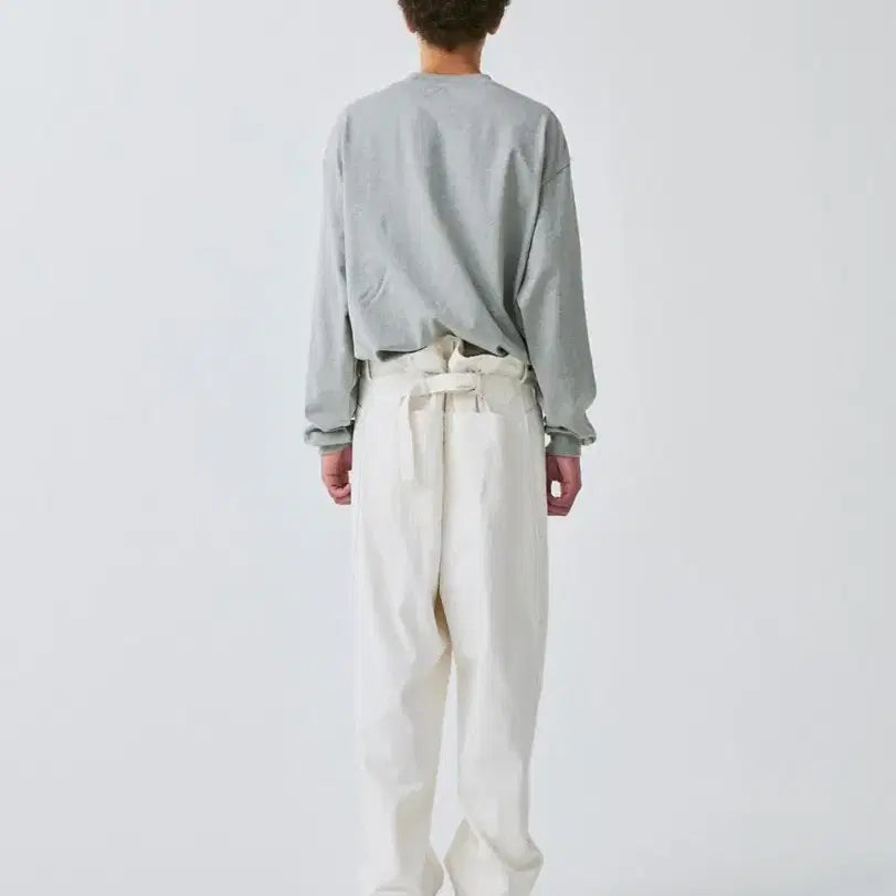 [BUNJANG] Captain Sunshine Buckle Bag Denim White / 캡틴선샤인 버클백 데님 화이트