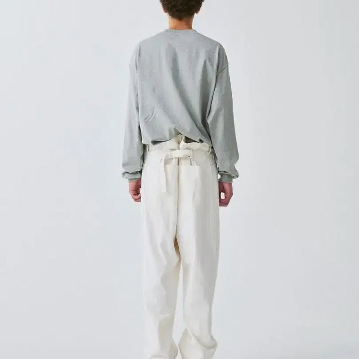 [BUNJANG] Captain Sunshine Buckle Bag Denim White / 캡틴선샤인 버클백 데님 화이트