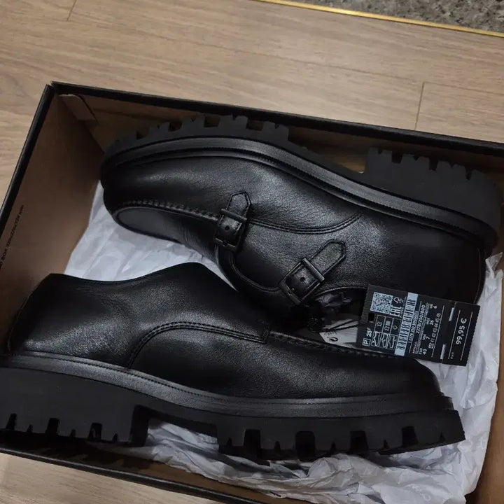 [BUNJANG] Massimo Dutti Monk Strap Shoes / (255) 마시모두띠 몽크슈즈