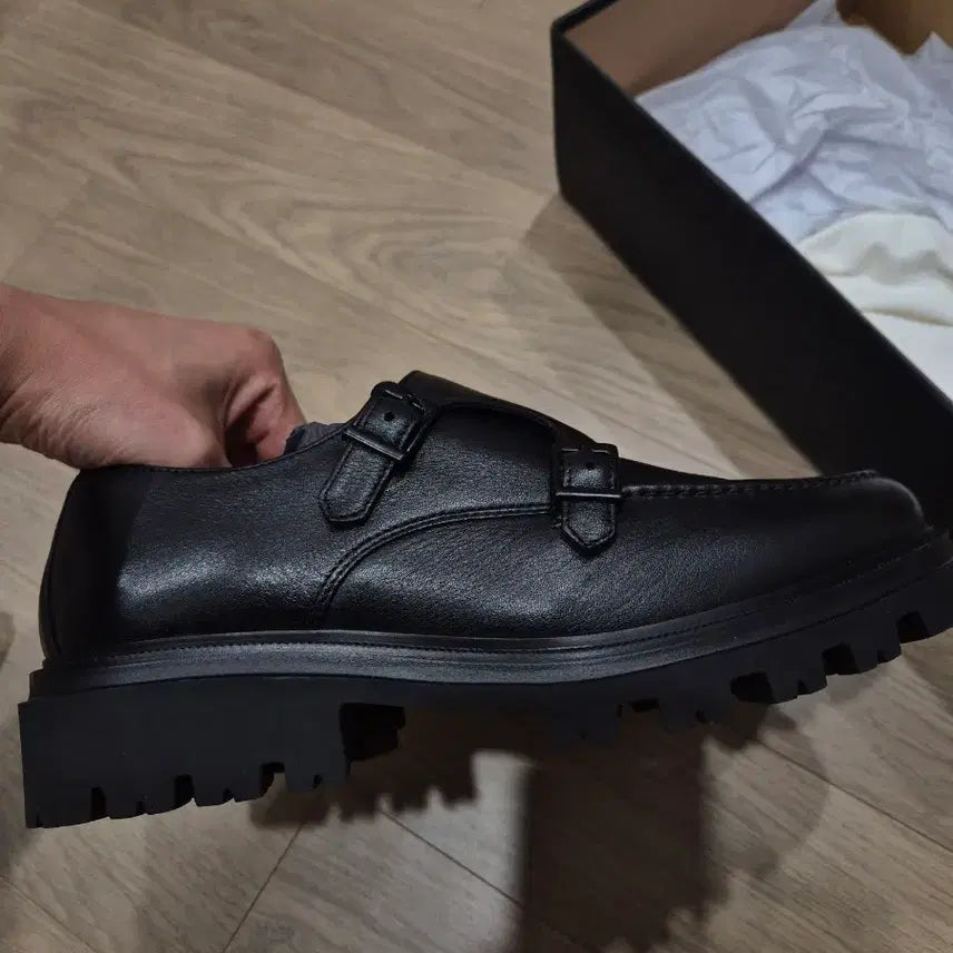 [BUNJANG] Massimo Dutti Monk Strap Shoes / (255) 마시모두띠 몽크슈즈