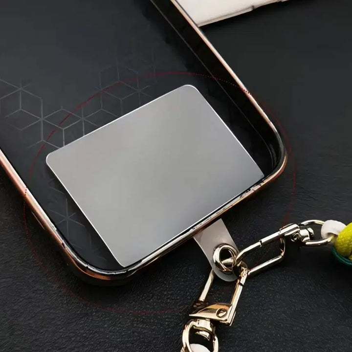 [BUNJANG] Leopard Print Phone Charm / 리본 곰돌이 레오파드 무늬 장식 휴대폰 고리 (새상품)