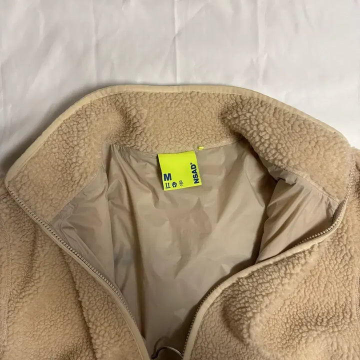 [BUNJANG] NSAD Basic Fleece Jacket (White, 100) / [M] NSAD 컬리 기본형 플리스자켓 White (100)