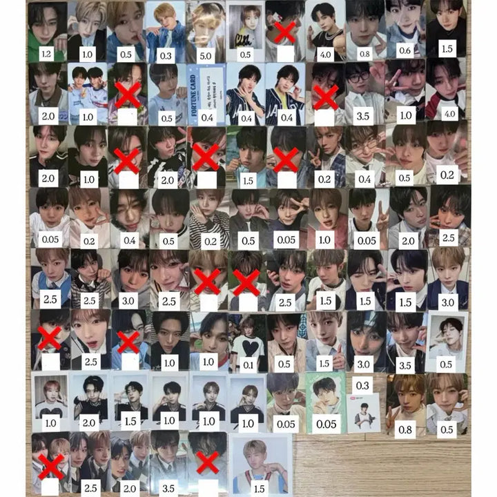 [BUNJANG] NCT WISH KMS Photocard Set / 엔시티위시컬러리스트무모샵큐큐예사이즈위kms시온리쿠유우시재희료사쿠야포카