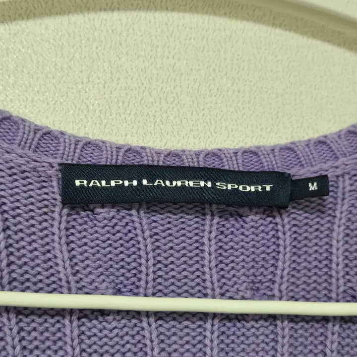 [BUNJANG] Ralph Lauren V-Neck Cable Knit Sweater / 랄프로렌 브이넥 케이블 니트 / 여성 니트 / 여자 니트