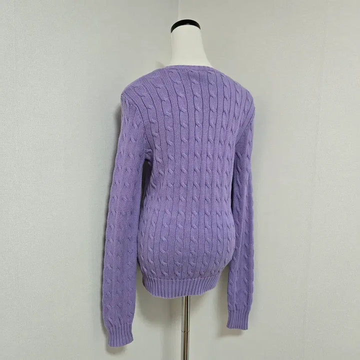 [BUNJANG] Ralph Lauren V-Neck Cable Knit Sweater / 랄프로렌 브이넥 케이블 니트 / 여성 니트 / 여자 니트