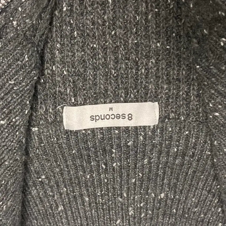 [BUNJANG] 8 Seconds Gray Zipper Knit M / 옷장비움 8 seconds 회색 지퍼 니트 M