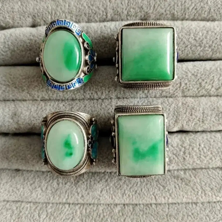 [BUNJANG] Jade Ring / 옛날 비취 반지