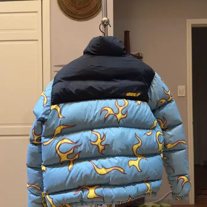 [BUNJANG] Golf Wang Flame Puffer Jacket (Size S) / [S] 골프왕 Golf Wang Flame Puffer