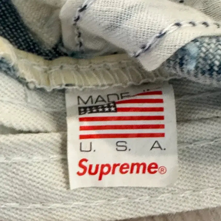 [BUNJANG] Supreme Classic Logo 6-Panel Cap / 슈프림 Twill Classic Logo 6-Panel