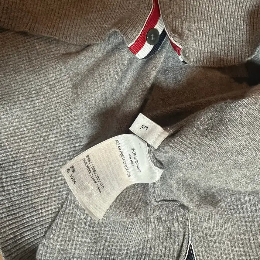 [BUNJANG] Thom Browne 5 Size Polo Shirt / 톰브라운 반팔니트 카라 5사이즈 팝니다