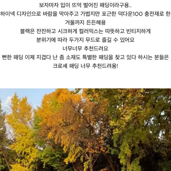 [BUNJANG] Ourmode Crochet Bloom Padded Jacket / 아워모드 크로셰 블룸  패딩, 아우어모드(영상있음)