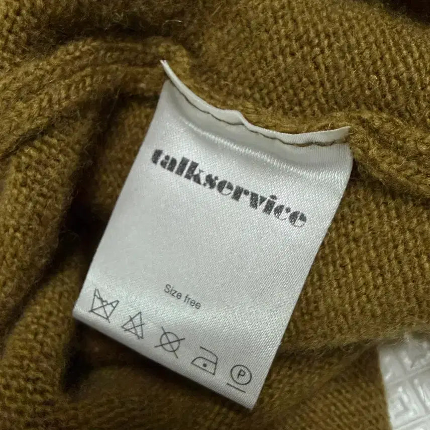 [SOLD OUT] Talk service 올리브그린 롱 가디건