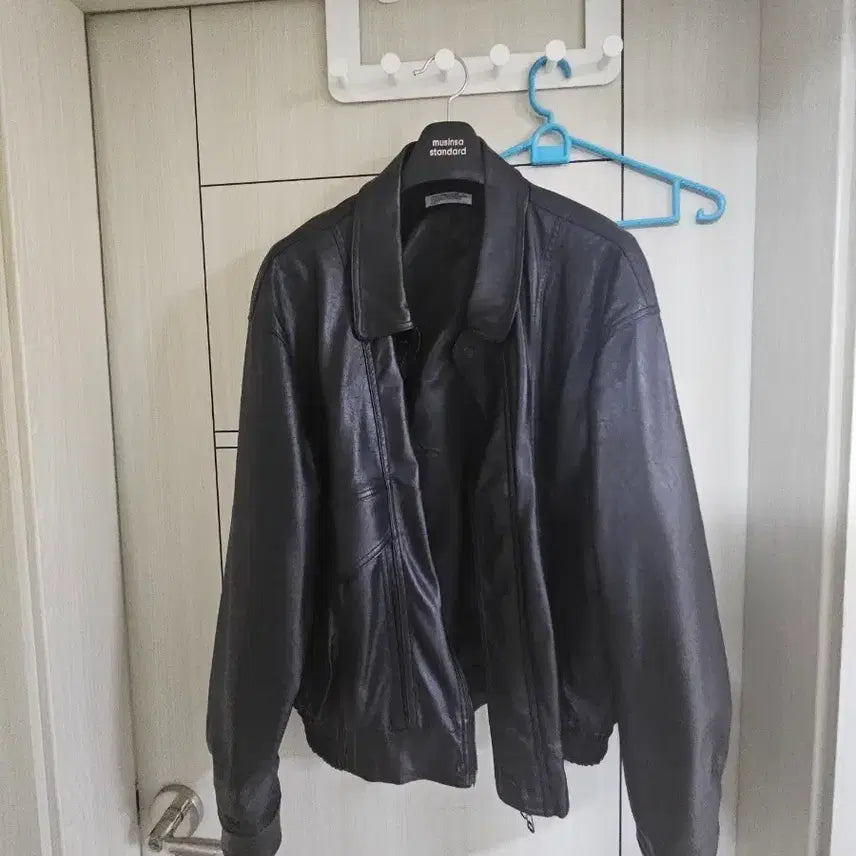 [BUNJANG] Partimento Leather Jacket Bomber (M) / 파르티멘토 레더자켓 보머