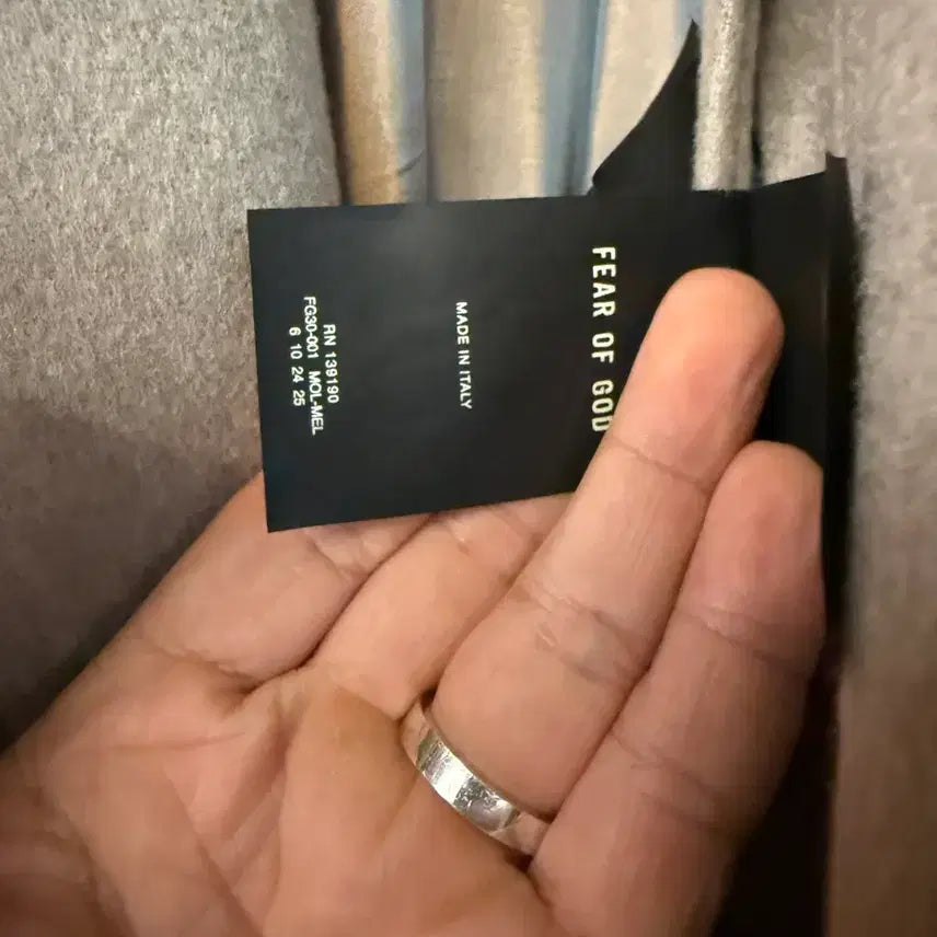 [BUNJANG] Fiore God 7th Blush Grey Coat / 피오갓 코트  7th 블러쉬 그레이 48