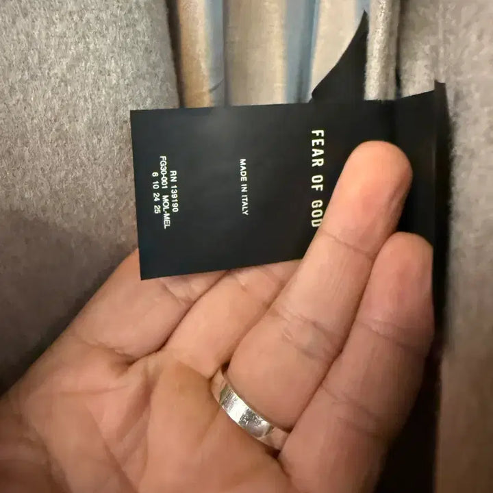 [BUNJANG] Fiore God 7th Blush Grey Coat / 피오갓 코트  7th 블러쉬 그레이 48