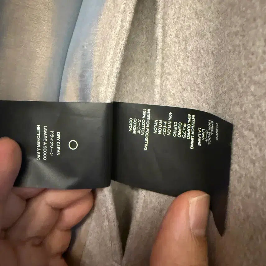 [BUNJANG] Fiore God 7th Blush Grey Coat / 피오갓 코트  7th 블러쉬 그레이 48