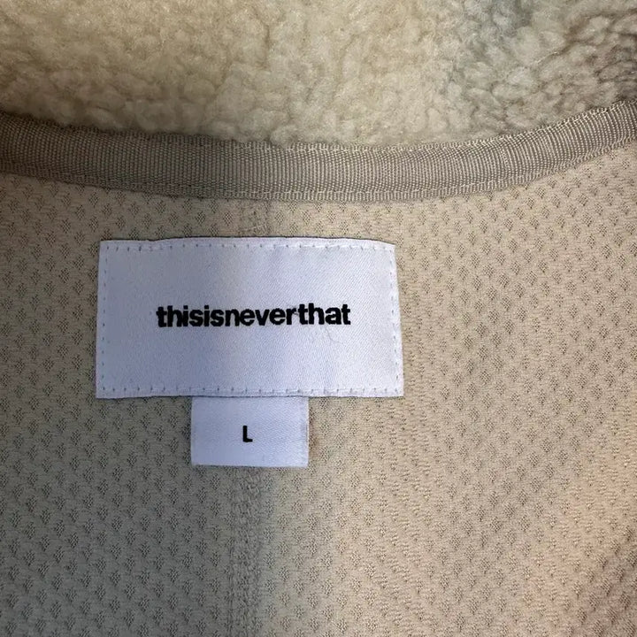 [BUNJANG] thisisneverthat Fleece Jacket / 디즈이즈네버댓 플리스