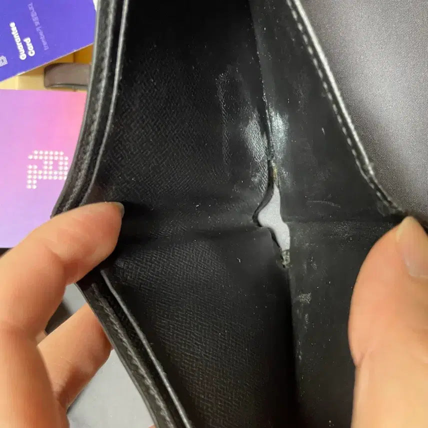 [BUNJANG] Louis Vuitton Damier Graphite Wallet / 루이비통 월렛 다미에 그래파이트 :풀구성