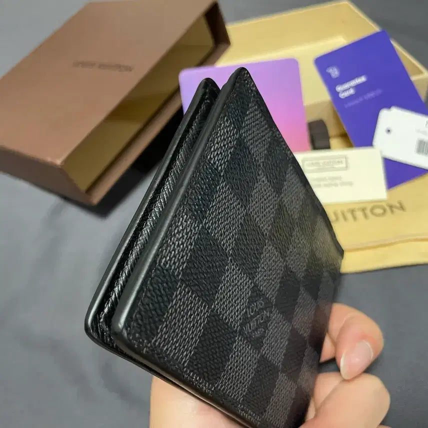 [BUNJANG] Louis Vuitton Damier Graphite Wallet / 루이비통 월렛 다미에 그래파이트 :풀구성