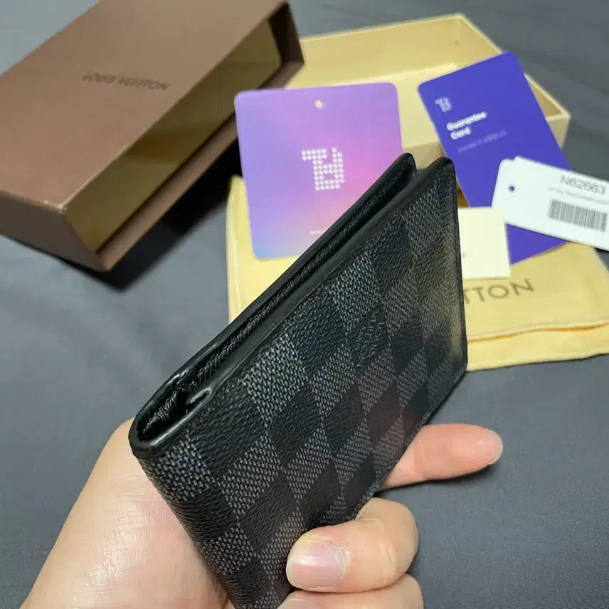 [BUNJANG] Louis Vuitton Damier Graphite Wallet / 루이비통 월렛 다미에 그래파이트 :풀구성
