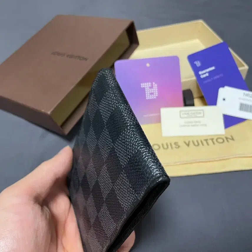 [BUNJANG] Louis Vuitton Damier Graphite Wallet / 루이비통 월렛 다미에 그래파이트 :풀구성