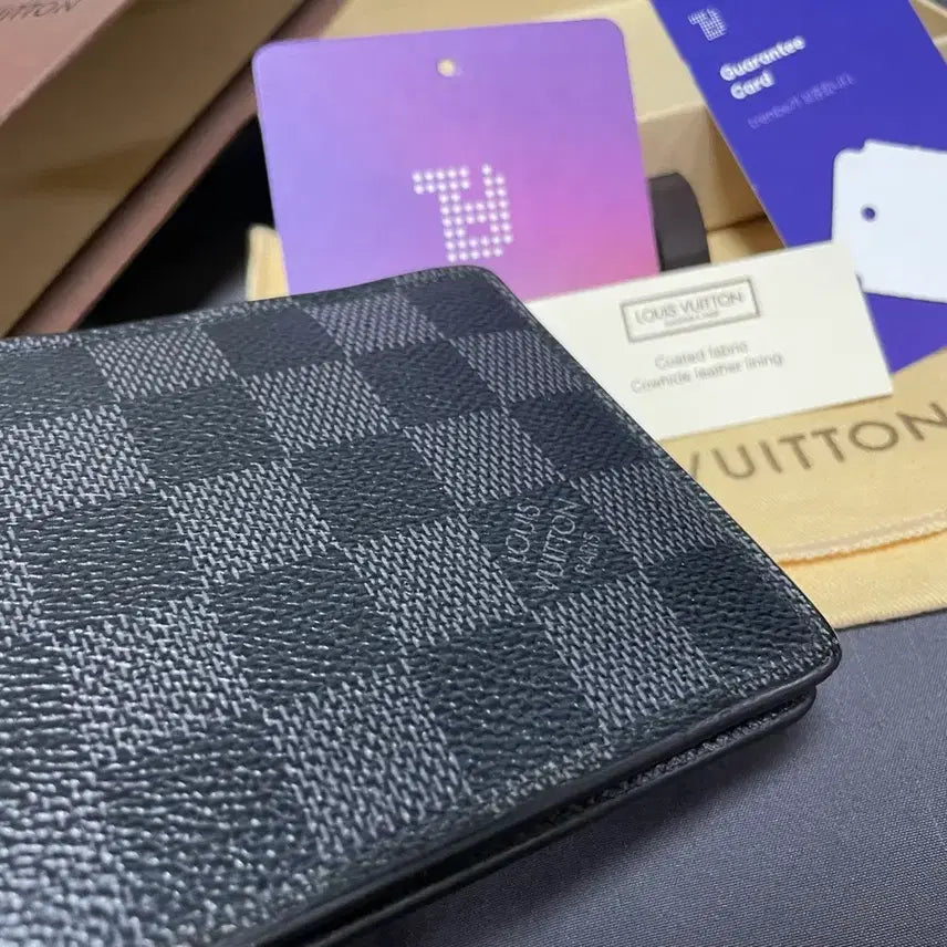 [BUNJANG] Louis Vuitton Damier Graphite Wallet / 루이비통 월렛 다미에 그래파이트 :풀구성