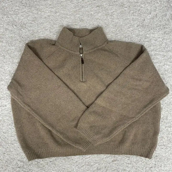 [BUNJANG] Slow and Crop Zip-up Knit / 슬로우앤드 크롭집업니트