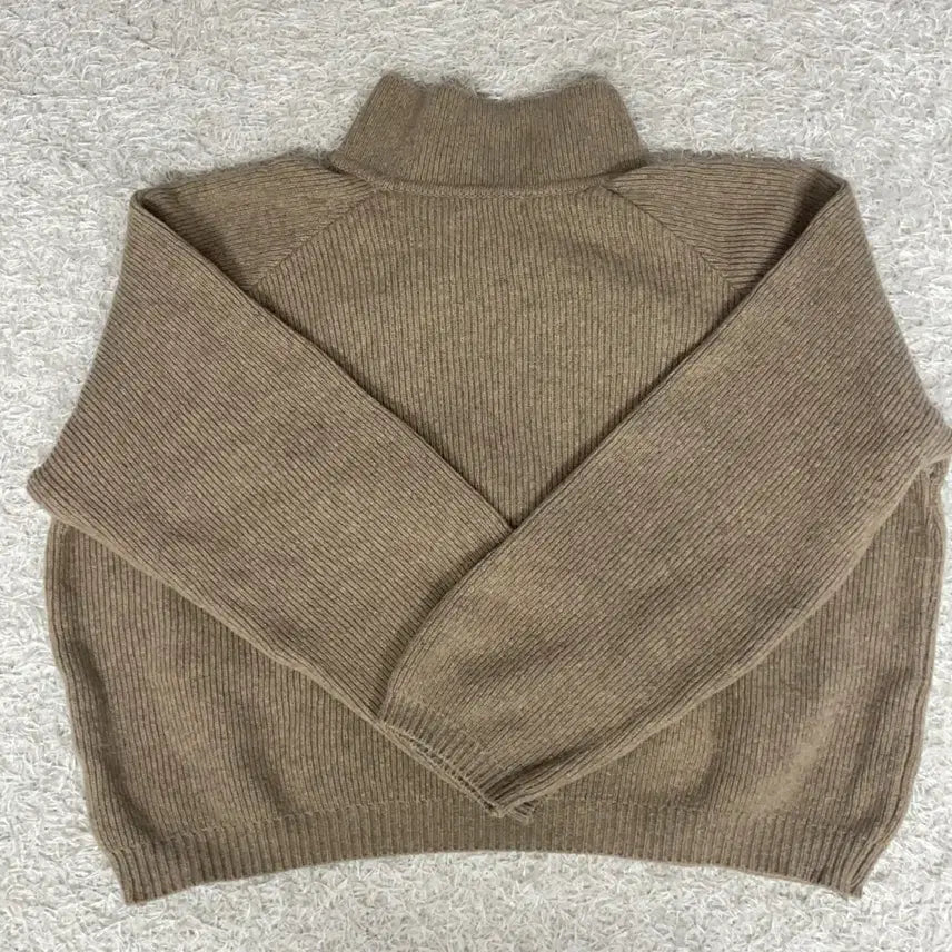 [BUNJANG] Slow and Crop Zip-up Knit / 슬로우앤드 크롭집업니트