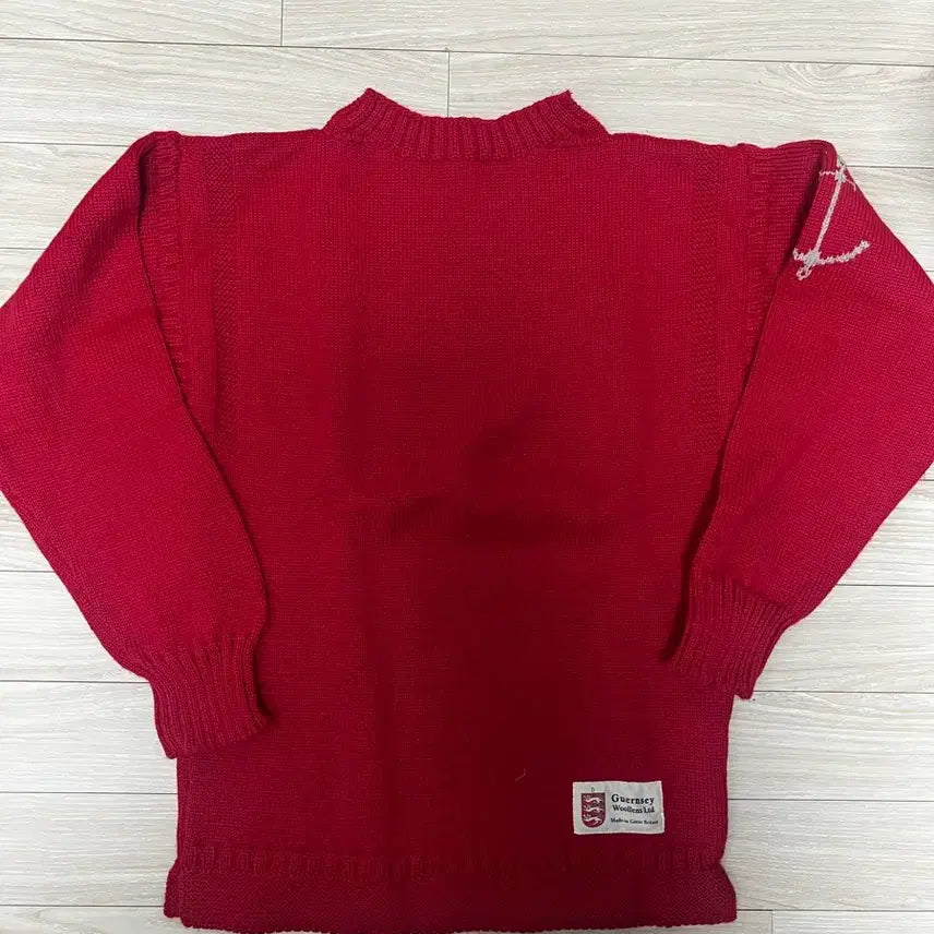 [BUNJANG] Gunji Woollens Fisherman Knit Sweater / 건지울른스 피셔맨니트 36사이즈