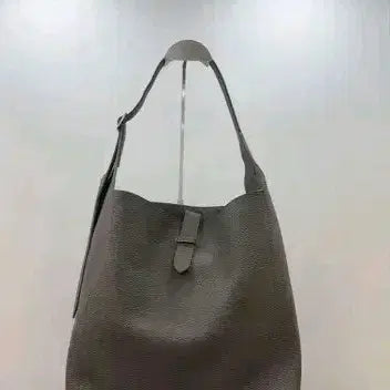 [BUNJANG] Etoffe Gray Leather Hobo Bag / 에토프 그레이 색상 고급 소가죽 호보백 더로우 느낌