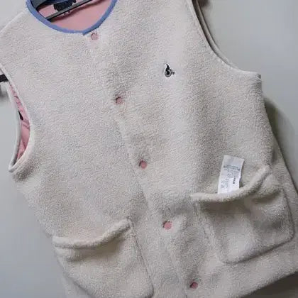 [BUNJANG] Beanpole Fleece Color Block Reversible Vest Jacket / 빈폴 후리스배색 양면조끼자켓 택160