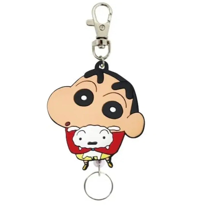 [BUNJANG] Crayon Shin-chan Rubber Reel Key Holder / 짱구는 못말려 러버 릴 키홀더 크레용 신짱 러버 릴 키홀더