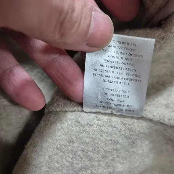 [BUNJANG] Handmade Oatmeal Belted Wool Long Coat / 에이미그레이스 핸드메이드 오트밀 벨티드 여자 추동 여성울모직롱코트 프리