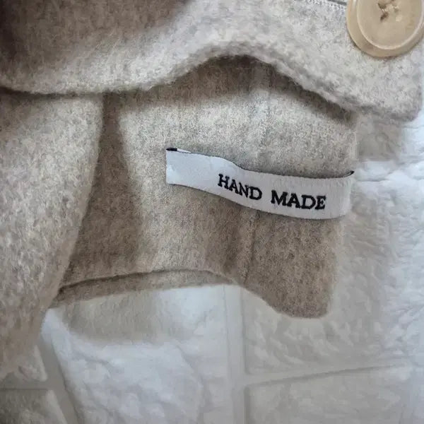 [BUNJANG] Handmade Oatmeal Belted Wool Long Coat / 에이미그레이스 핸드메이드 오트밀 벨티드 여자 추동 여성울모직롱코트 프리