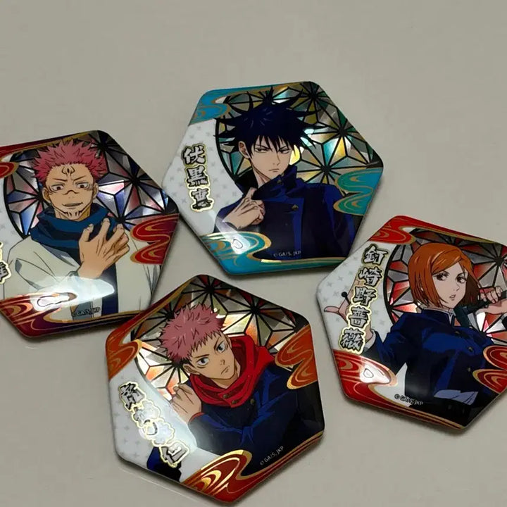 [BUNJANG] Jujutsu Kaisen Badge Set / 주술회전 캔뱃지 4종 일괄