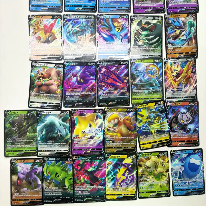 [BUNJANG] Pokemon V Card Collection / 포켓몬 카드 V 모음 싸게팔아요 자루도 루카리오 인텔리레온 망나뇽 프테라