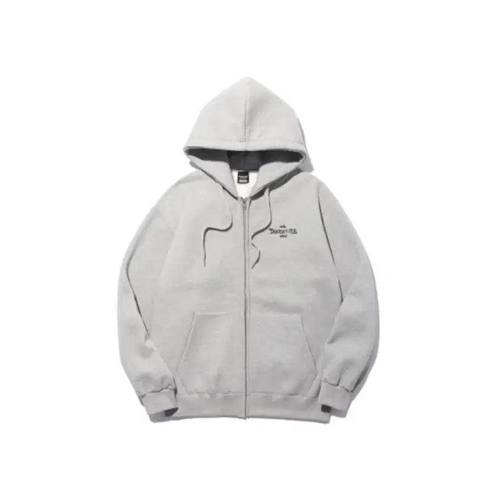 [BUNJANG] Compagno Trembling Bear Embroidered Hooded Zip-up Gray / 꼼파뇨 후드집업